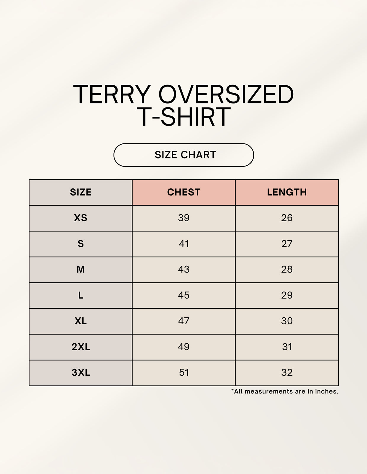 Obsession French Terry Oversized Tee